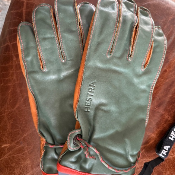 **Men's NWT Hestra Wakayama Ski Glove - UNIQUE! (Sz 10, color Forest & Cork)** - Picture 2 of 8